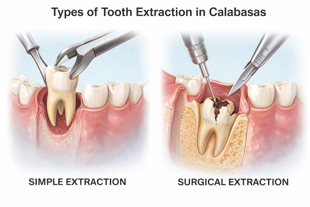 Types of Tooth Extraction in Calabasas